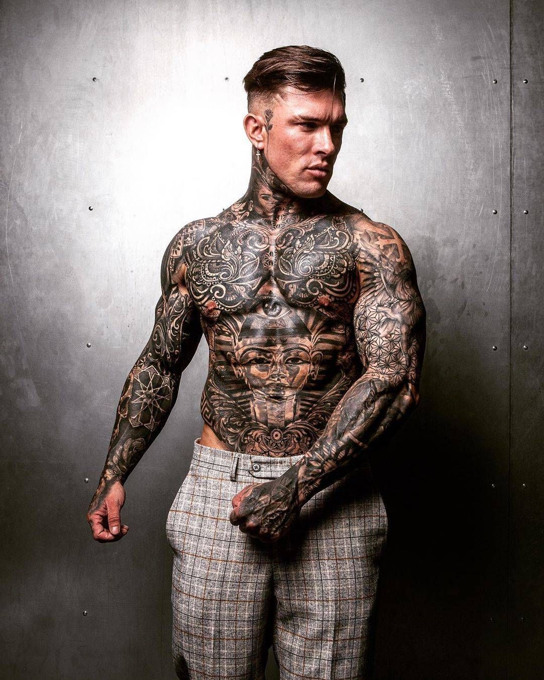 Body Builder Tattoo - printable