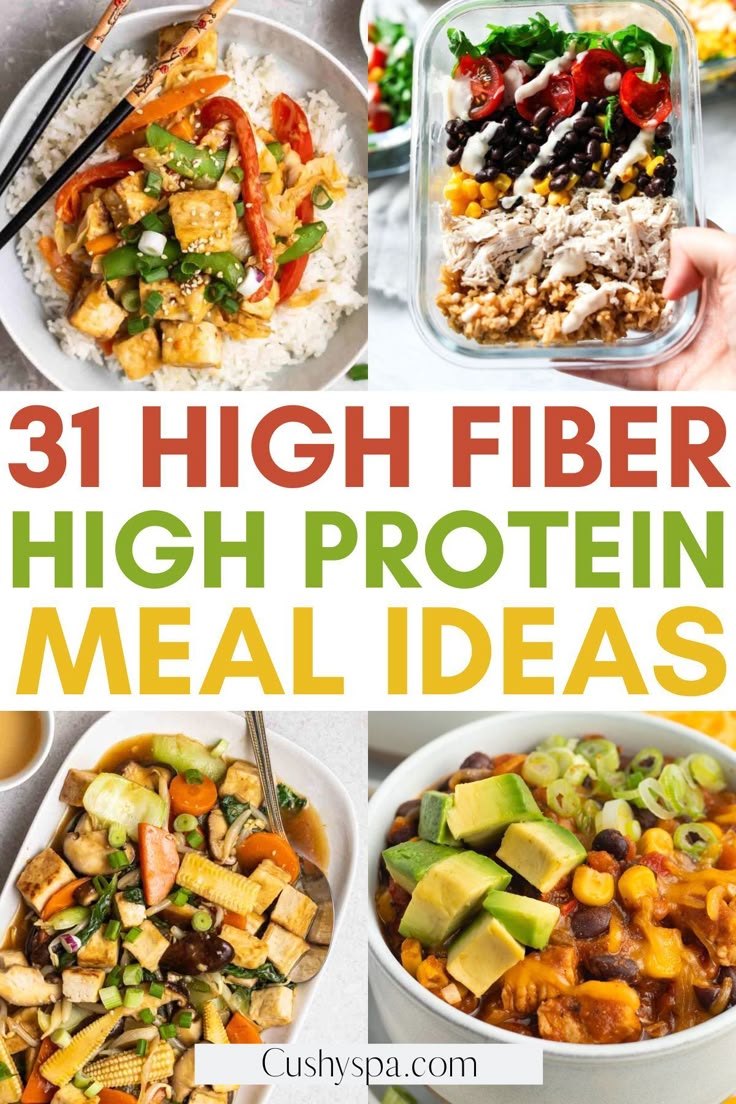 31 High Protein High Fiber Recipes - High Protein Recipes Dinner