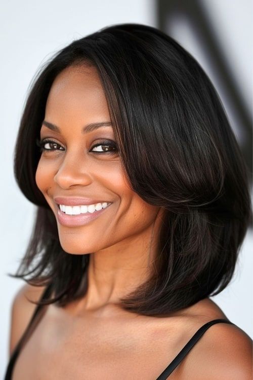 33 Chic Medium-Length Hairstyles for Women Over 40