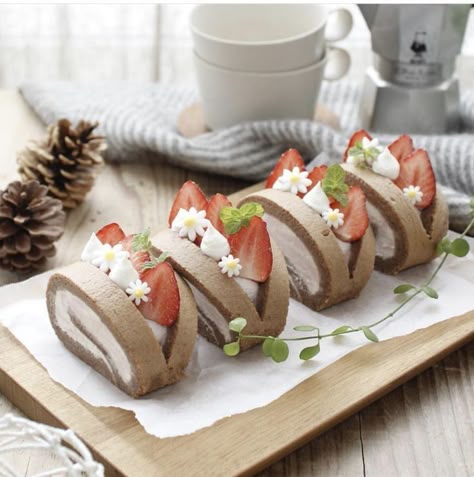 Swiss Roll Birthday Cake