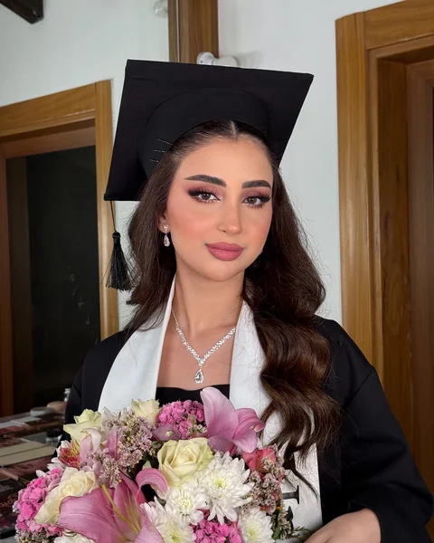 Soft Waves with Graduation Cap