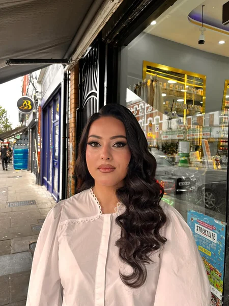 Side Part Long Wavy Formal Hair