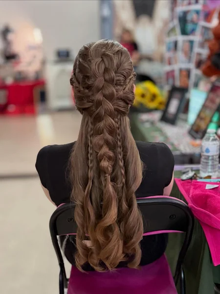 Layered Braids for a Classic Ren Faire Look