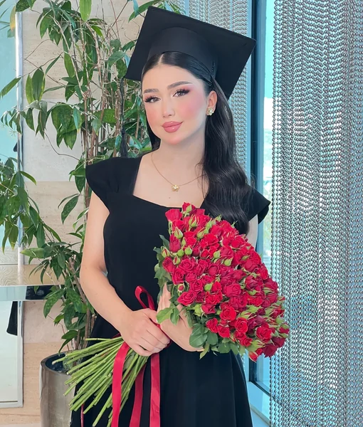 Side-Swept Black Waves for Graduation