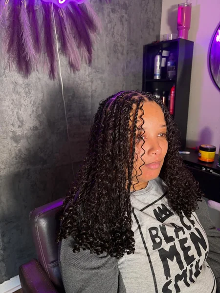 Medium Passion Twists with Curly Ends