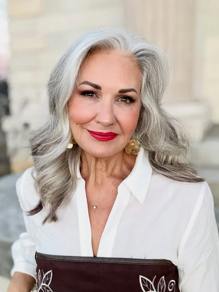 Glamorous Silver Waves for Women Over 60