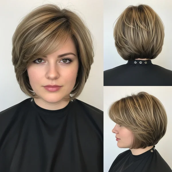 Short Hairstyle Women Thick Hair