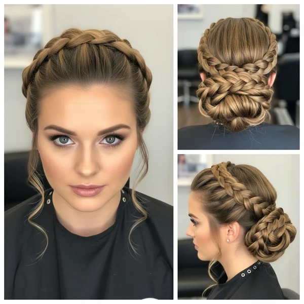 Braided Bun Hairstyles Prom