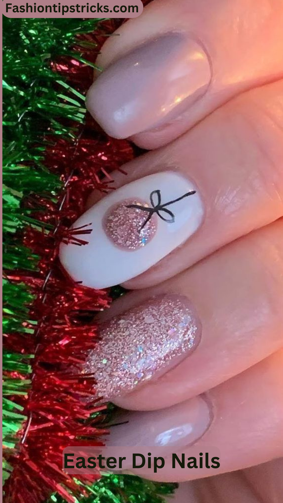 Easter Dip Nails Easter Dip Nails