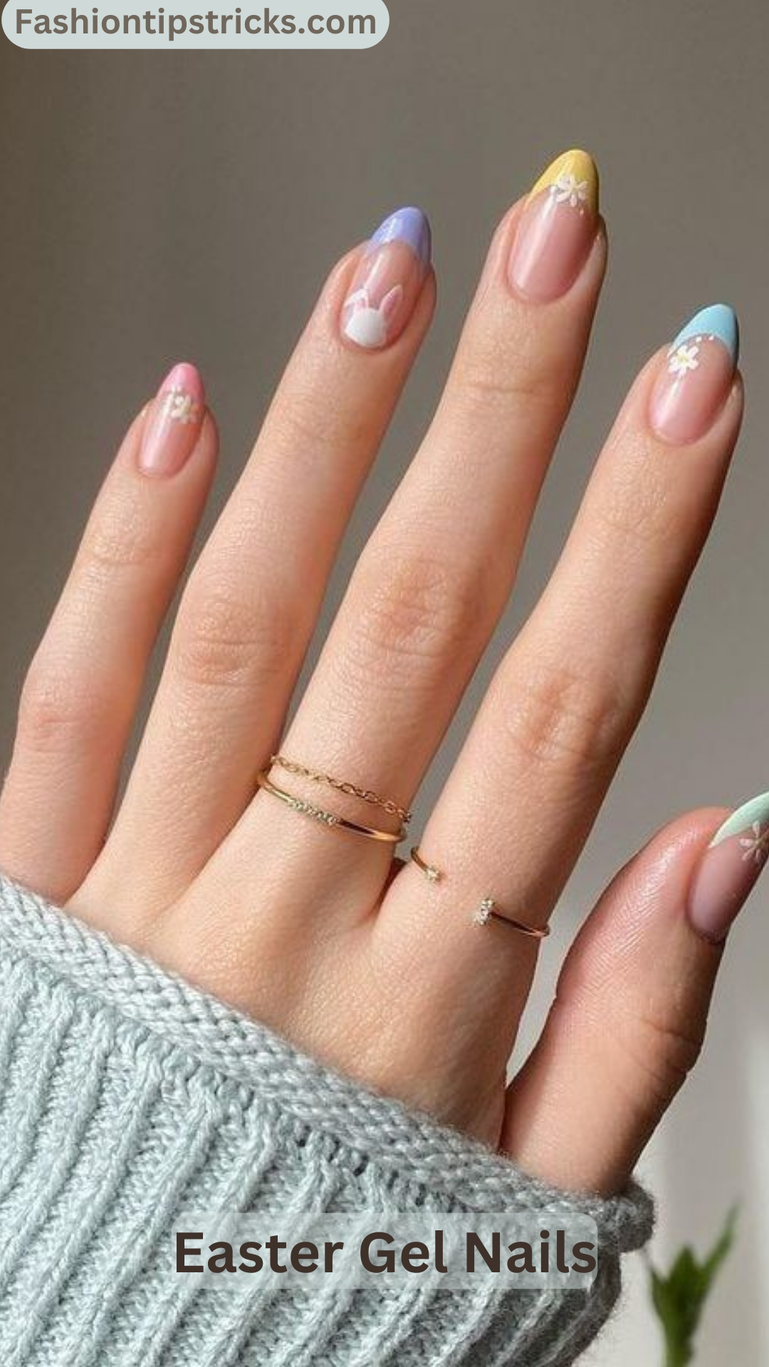 Easter Gel Nails Easter Gel Nails
