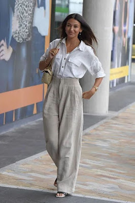 The Power of a Crisp White Shirt and Linen Pants The Power of a Crisp White Shirt and Linen Pants
