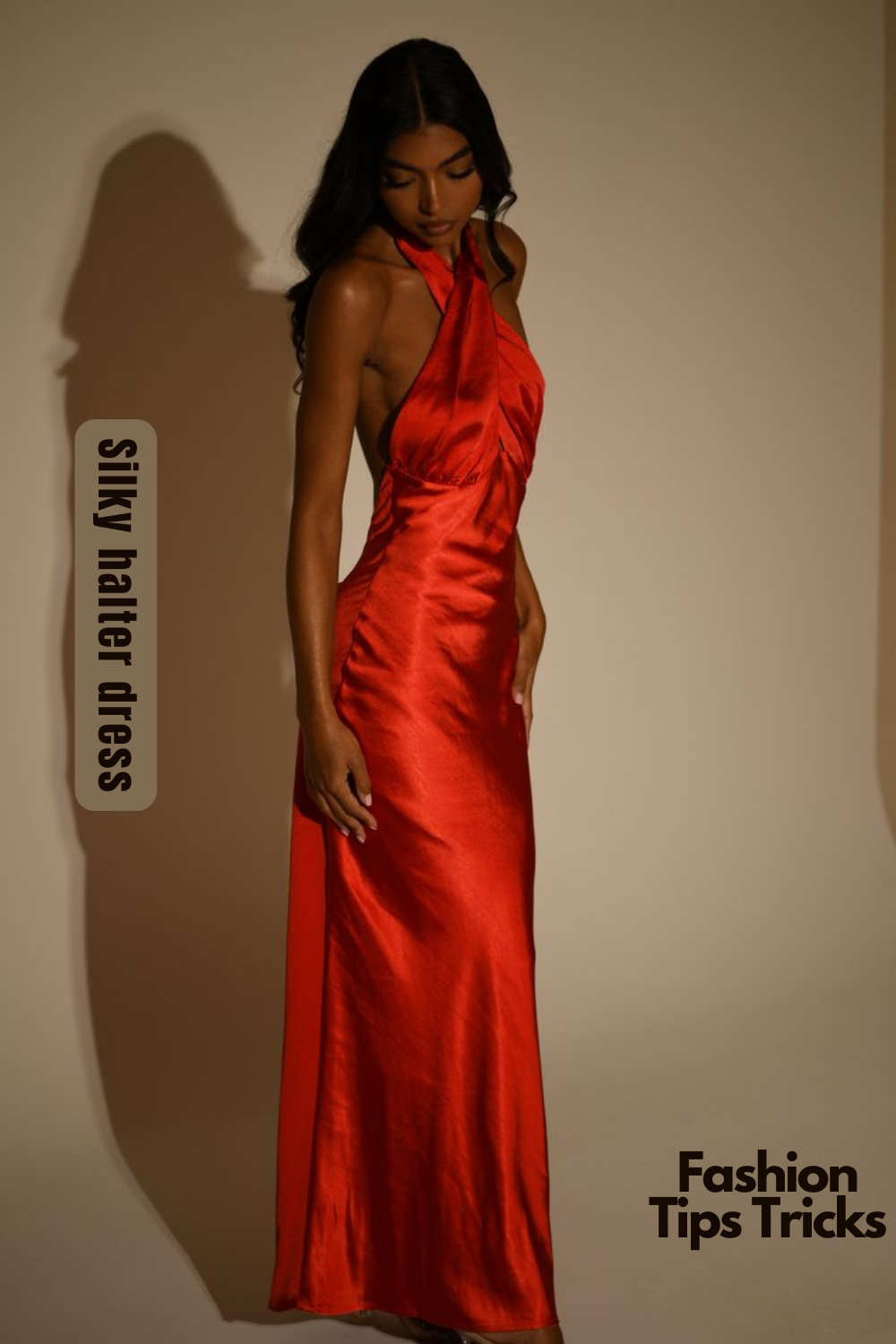 Silky halter dress Silky halter dress