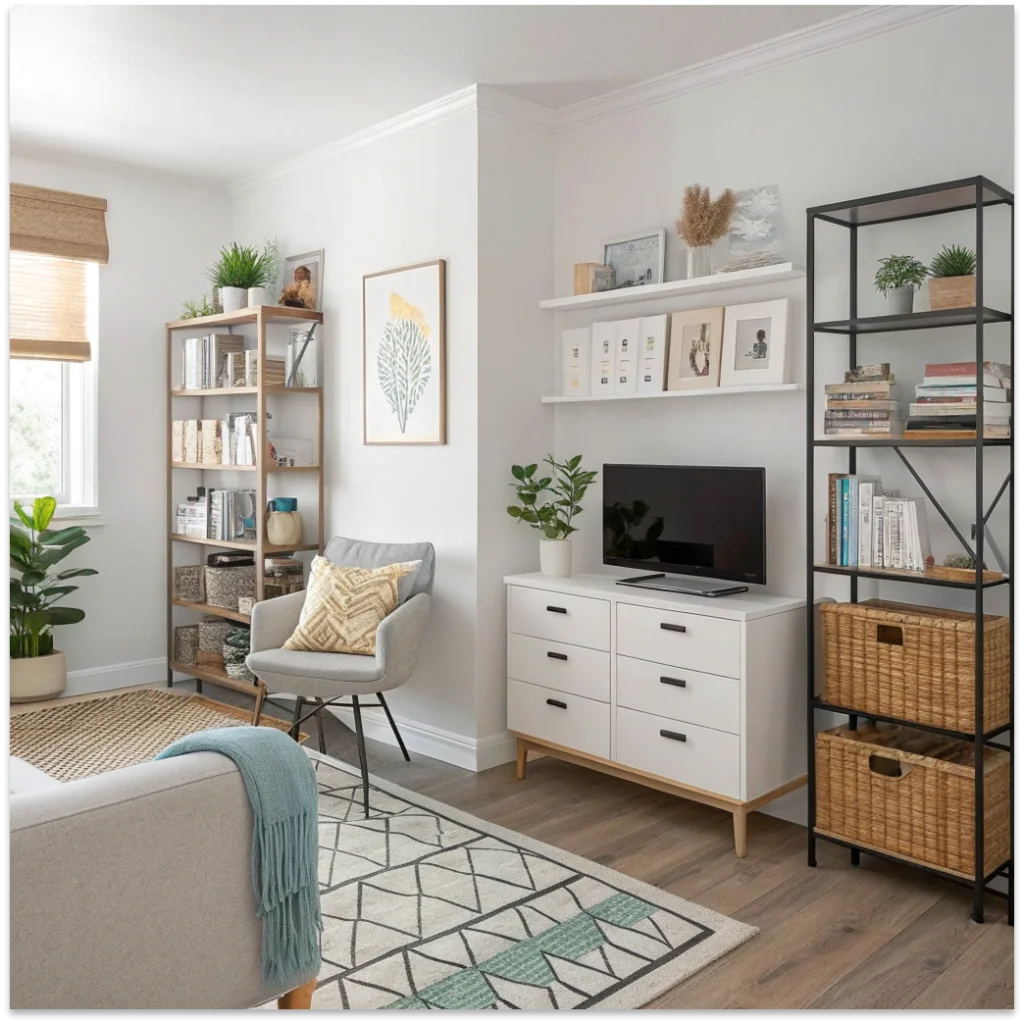 Narrow Living Room