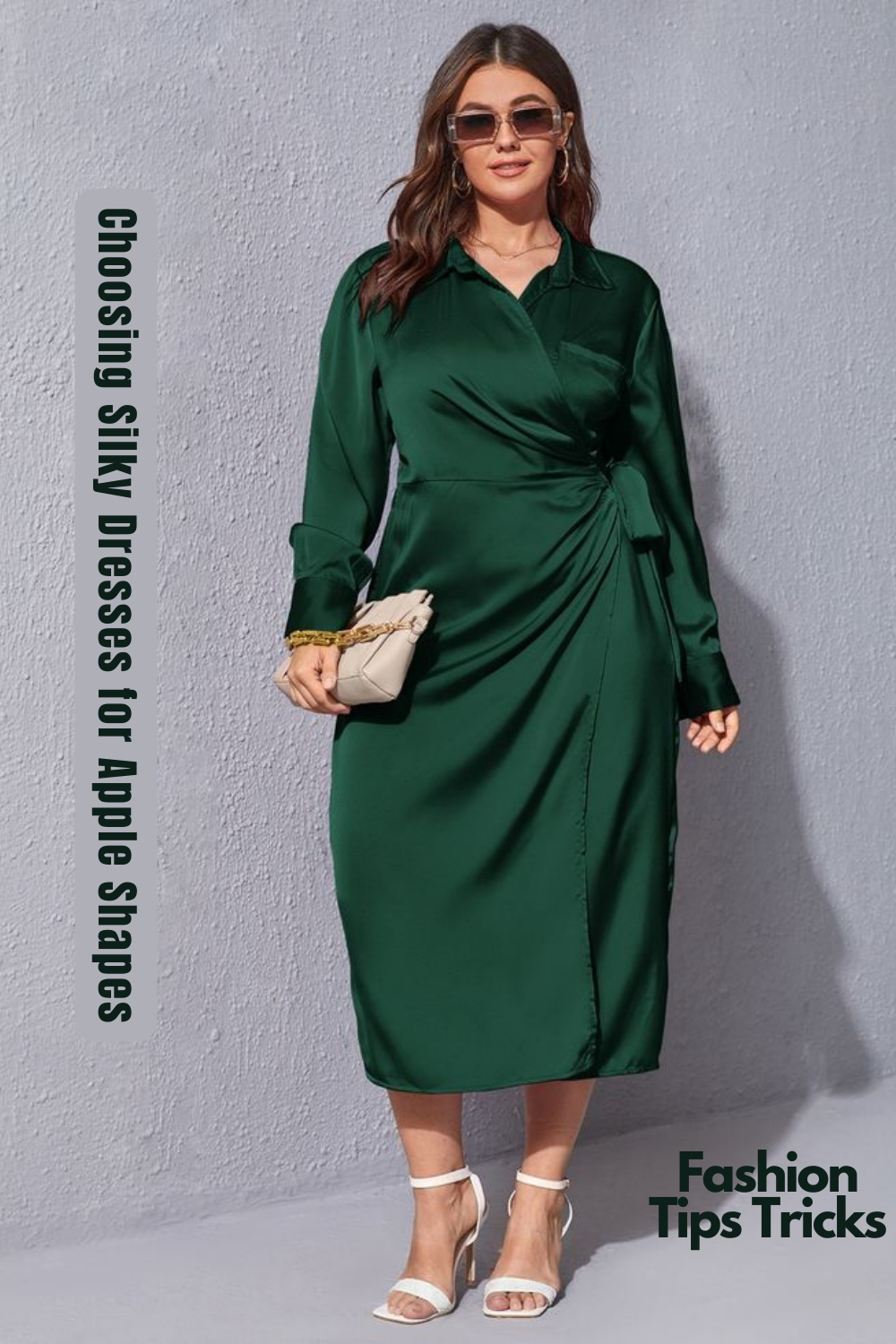 Choosing Silky Dresses for Apple Shapes Choosing Silky Dresses for Apple Shapes