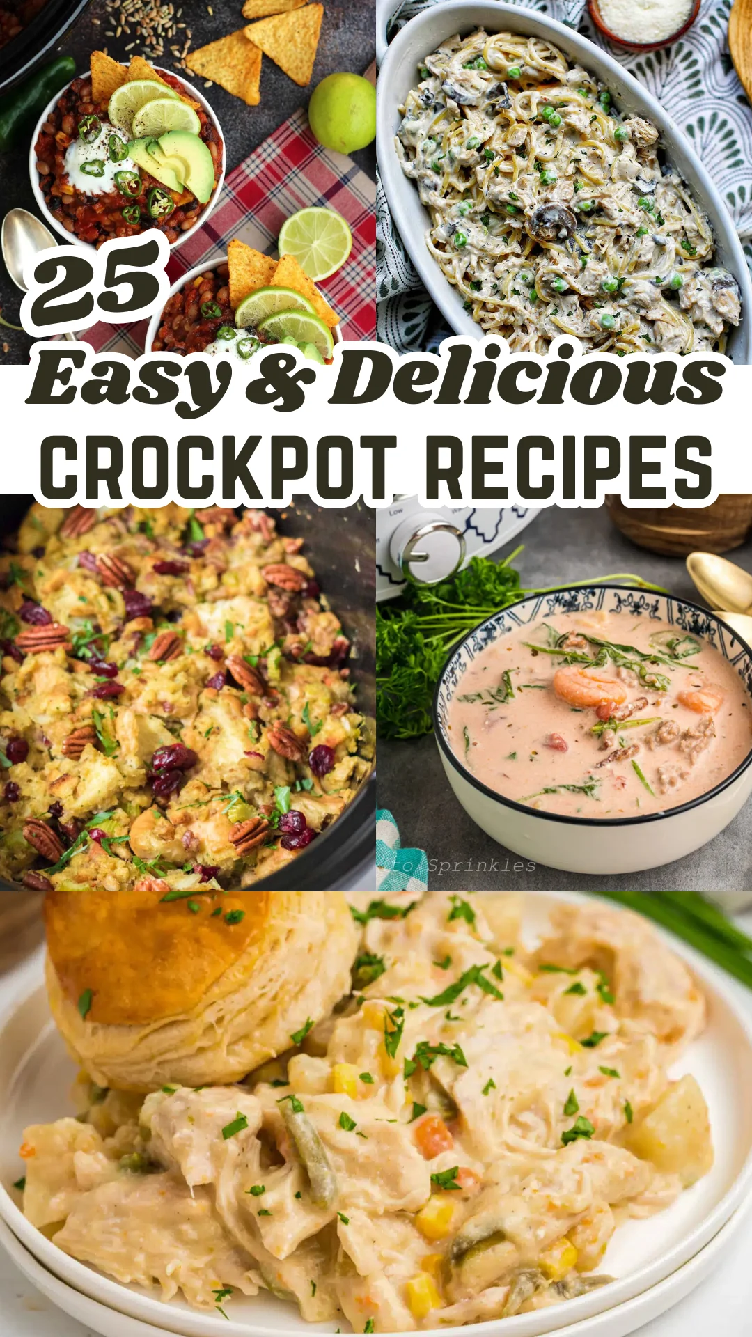 25 Easy And Delicious Crockpot Recipes - Sparkles to Sprinkles