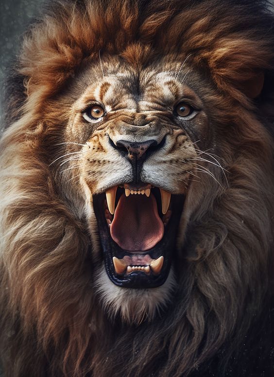 Iconic Lion Portraits