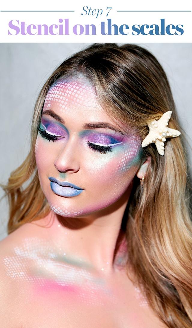 Mermaid makeup hot sale