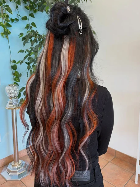 Dark Calico with Orange-Red and Platinum Patches