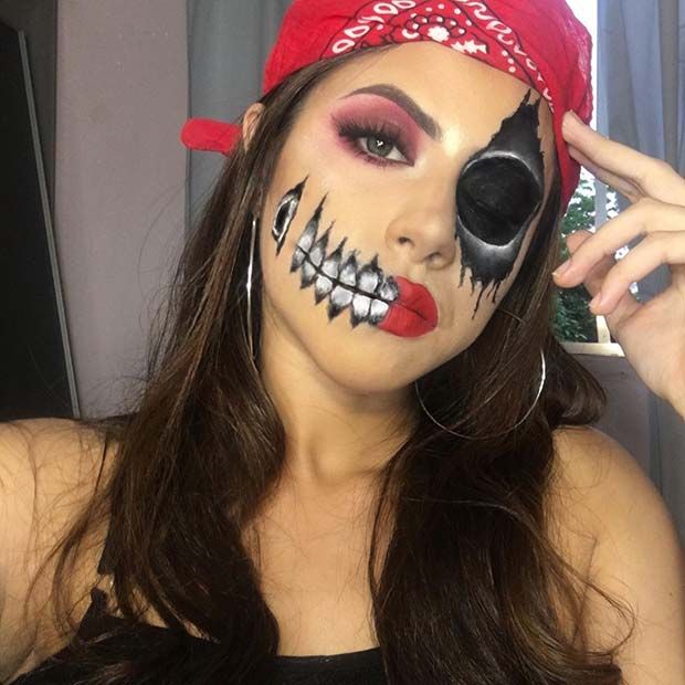 23 Pirate Makeup Ideas for Women to Copy This Halloween