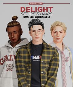 37 Johnny Simmer ideas | sims 4 hair male, sims hair, sims mods