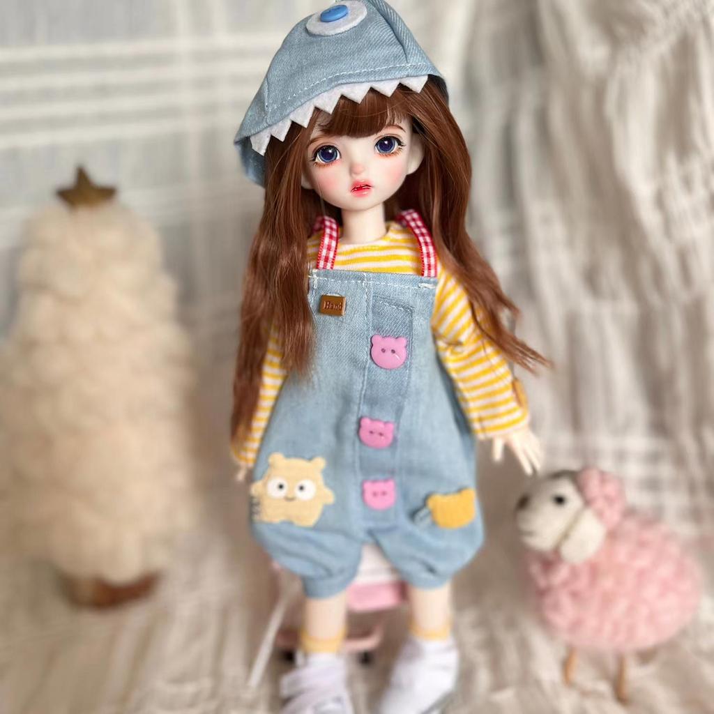 Buy 30cm BJD1/6 Doll Makeup Changing Doll 6-point Articulated Doll ...