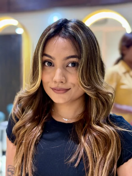 Balayage Waves for Medium Length Hair