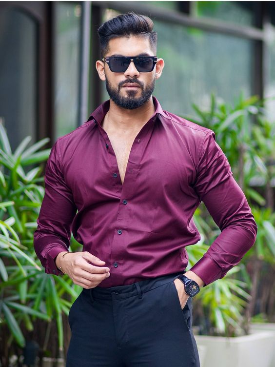 Satin Shirts for Men Special Events Satin Shirts for Men Special Events