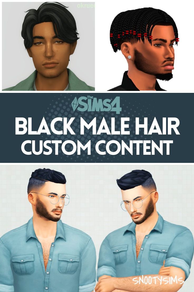 Sims 4 Black Male Hair CC You Need to Check out Now