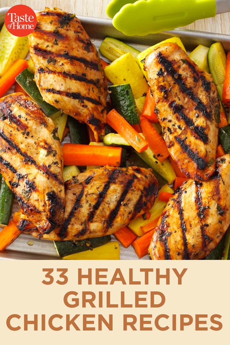 33 Healthy Grilled Chicken Recipes | Pinterest