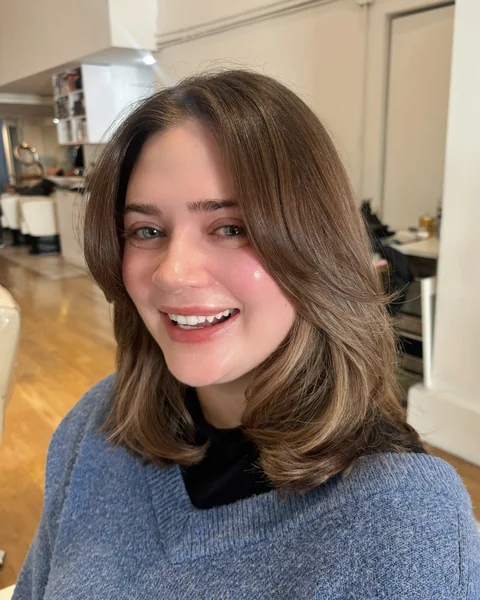Sleek Bouncy Blowout for Medium Length Hair