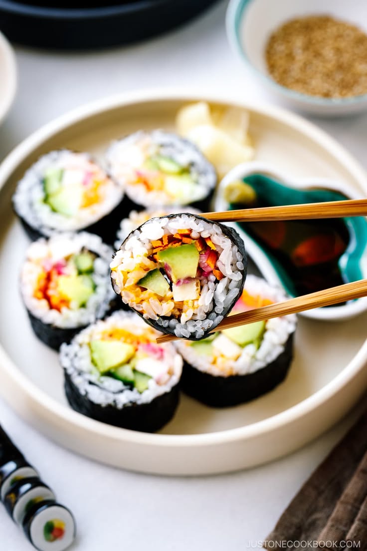 Vegetarian Sushi Rolls