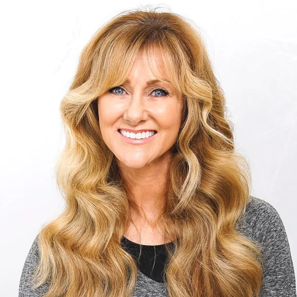 Voluminous Blonde Waves for Women Over 60