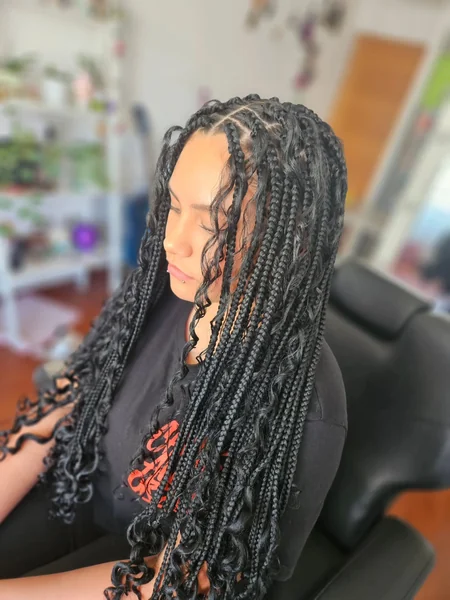 Black Box Braids with Soft Curly Ends