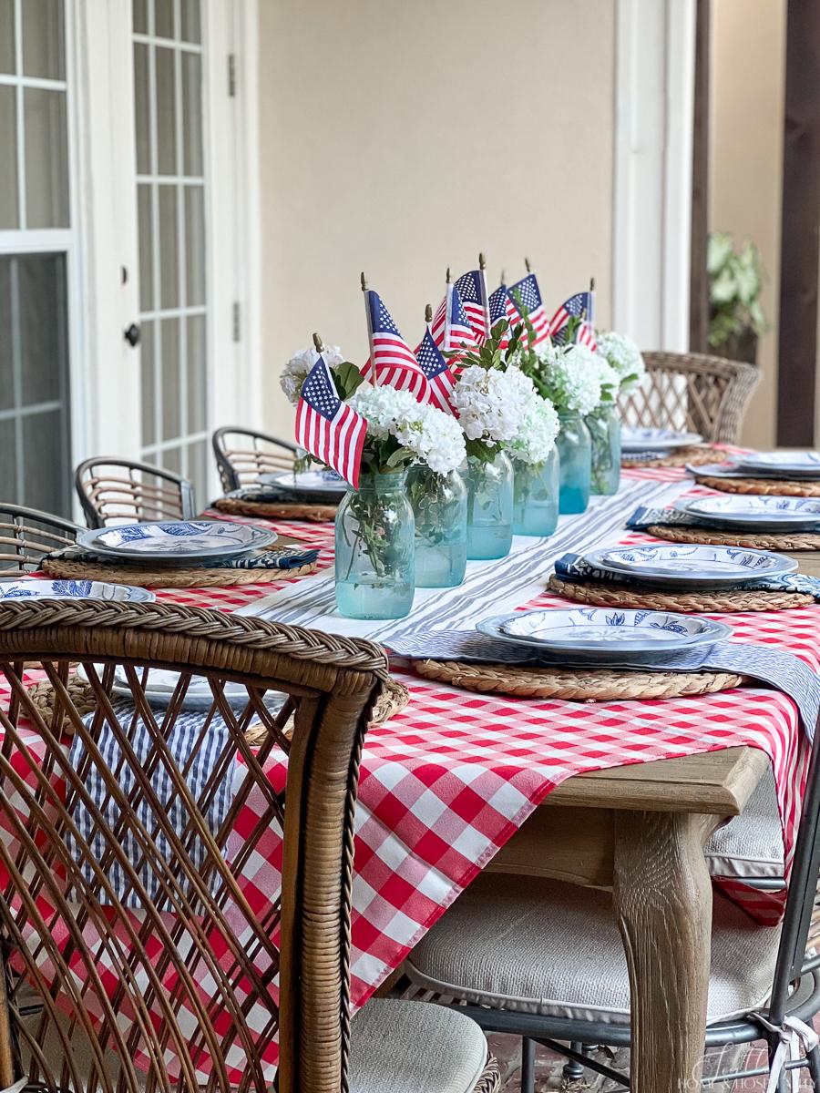 How to Create a Stylish and Sophisticated 4th of July Tablescape ...