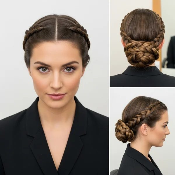 Easy Braided Bun Hairstyles