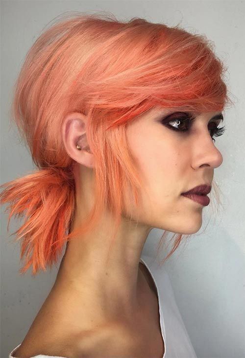 67 Pretty Peach Hair Color Ideas to Embrace