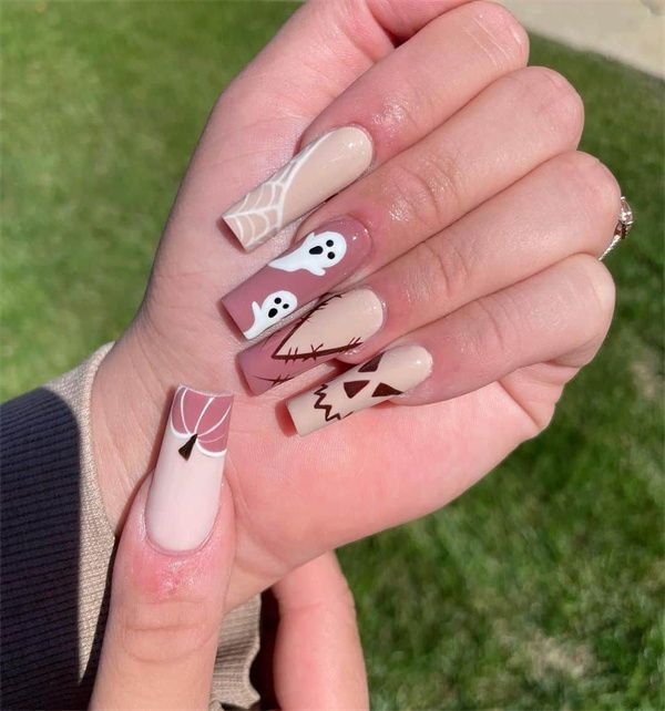 39 Spooky and Cute Halloween Nail Designs to Copy - Fancy Ideas ...