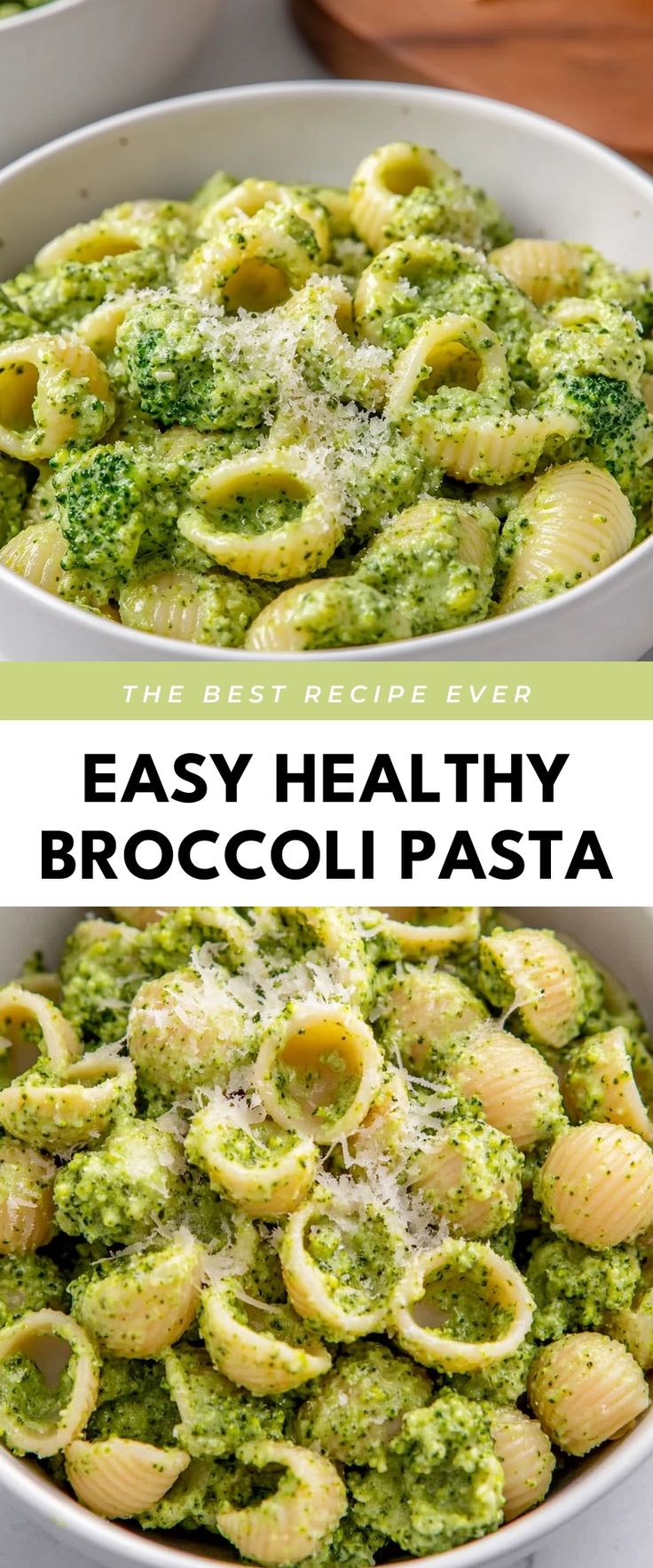 This contains: Image for Easy Healthy Broccoli Pasta