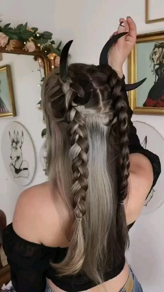 𝕯 (@goulsometattoos) • Instagram profile | Hair tutorial, Hair  inspiration, Long hair styles