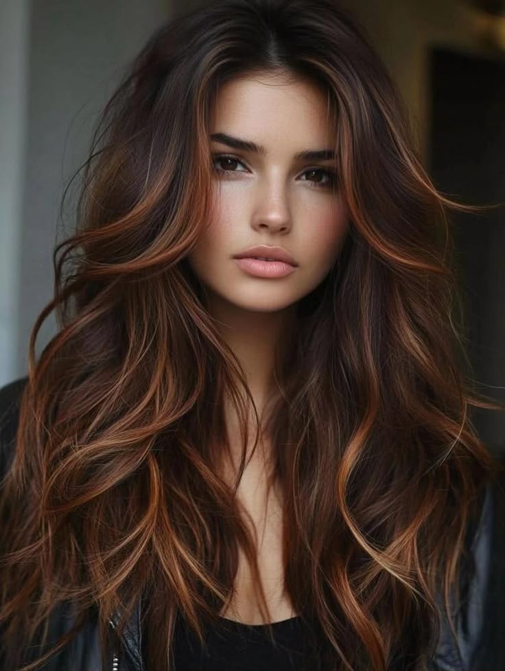 Rich and Vibrant Fall Hair Colors for Brunettes to Try This Season