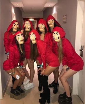 DISFRACES PARA HALLOWEEN INSPIRADOS EN LA CASA DE PAPEL