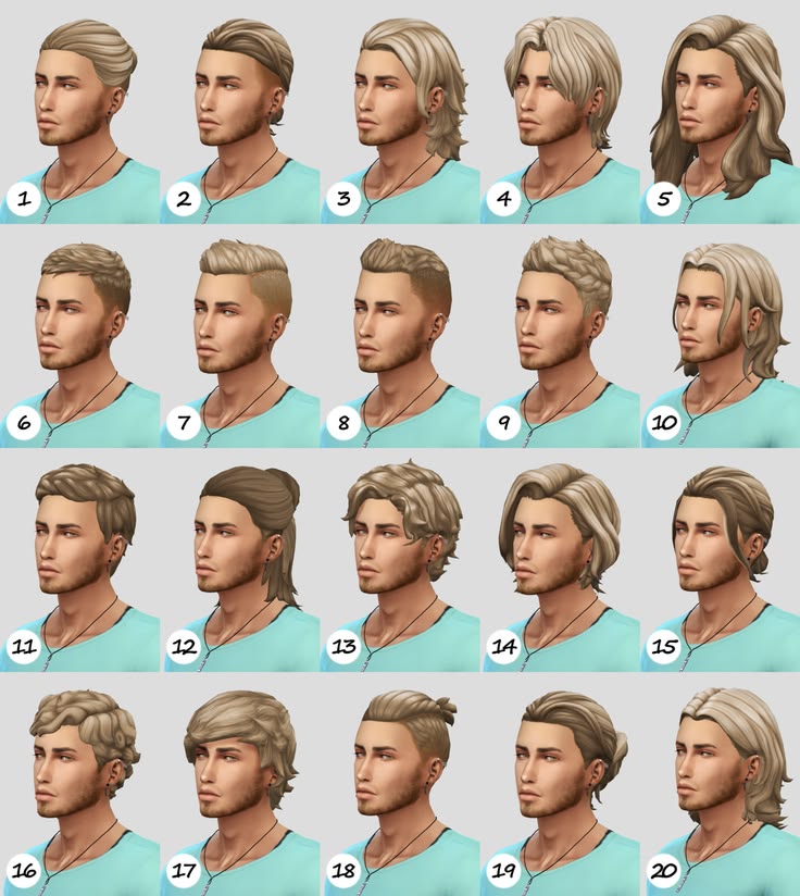 komedi.co | Sims hair, Sims 4 hair male, Sims