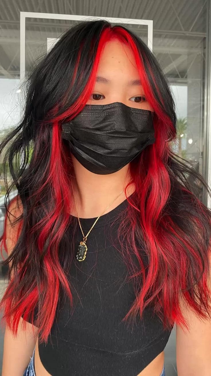 25 Gorgeous Red And Black Hair Ideas For Baddies