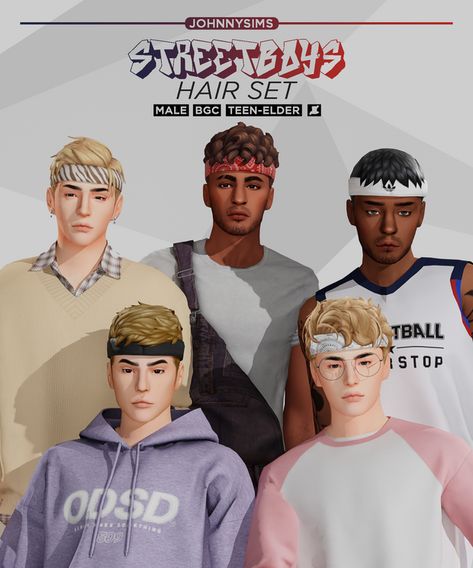 Sims 4 Male hair | sims 4, sims, mens hairstyles