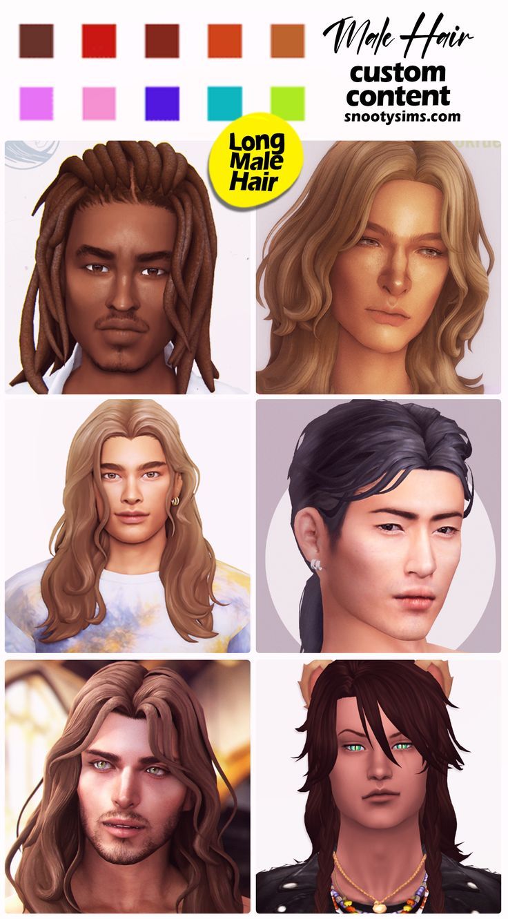 The Best Male Hair CC Packs for The Sims 4
