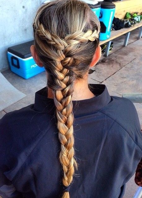 31 Best Softball Hairstyles ideas | softball hairstyles, hair styles, long  hair styles