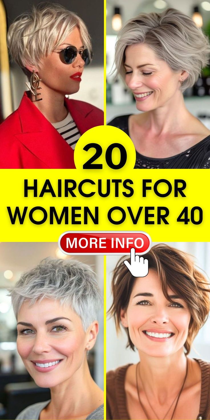 Stylish Short Haircuts for Women Over 40: Low Maintenance and Modern