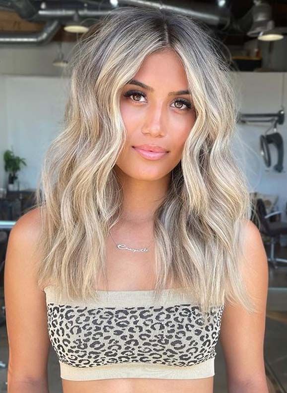 Perfect Summer Beach Blonde Hair Cuts for Medium Hair in 2021