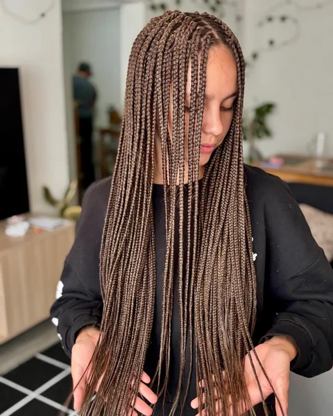 Long Ombre Box Braids