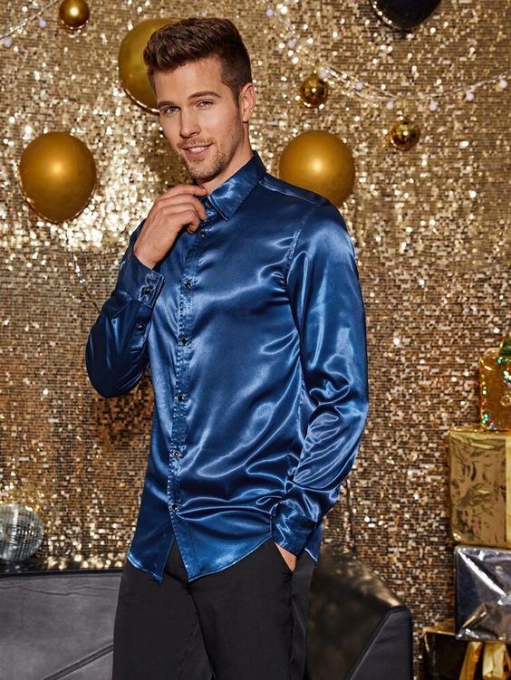 Celebrities Rocking Satin Shirts Mens Celebrities Rocking Satin Shirts Mens